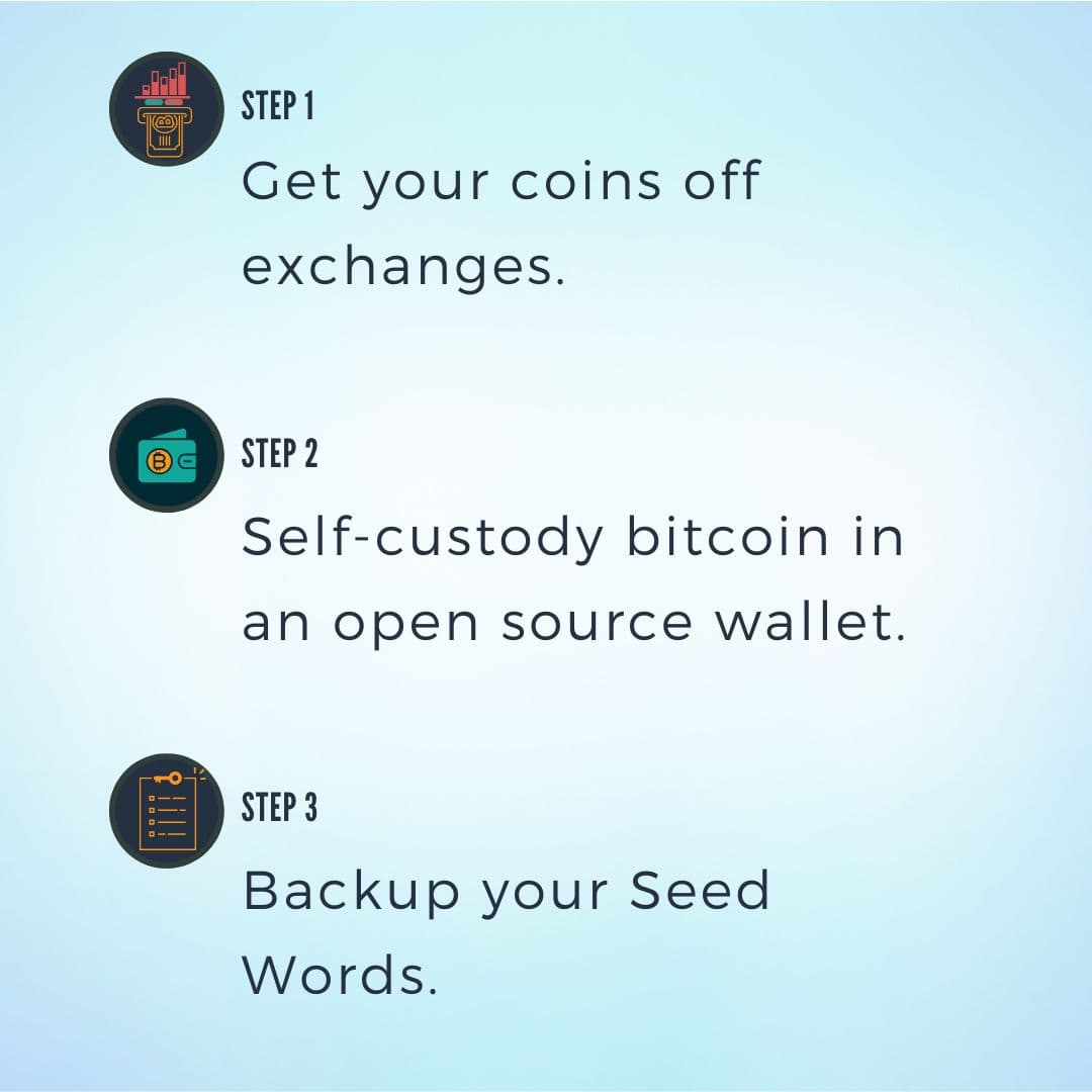 Your 3 step plan to self-sovereignty